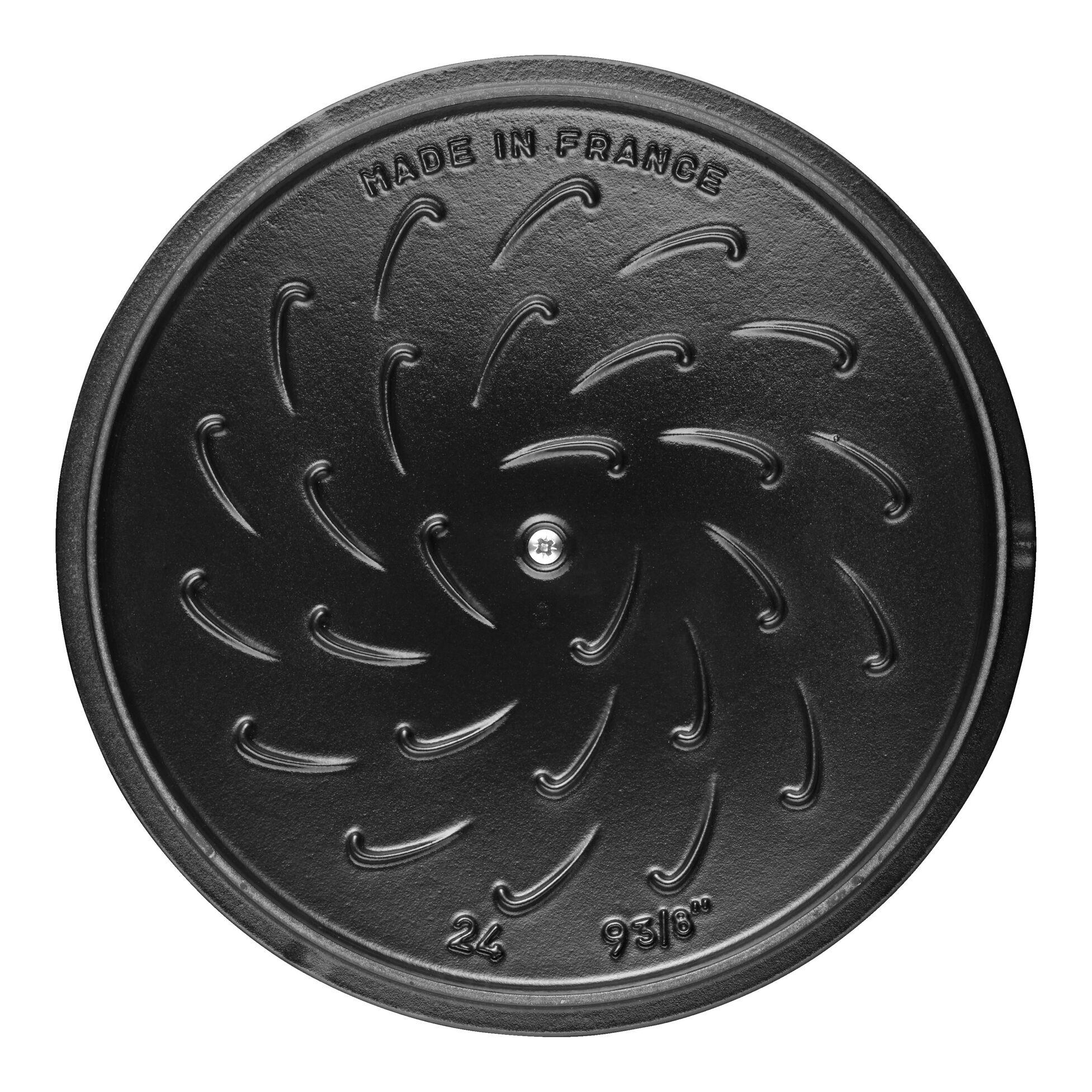 Liatinový hrniec s pokrievkou French oven Vianočný stromček, Ø 24 cm / 3,6 l, biela