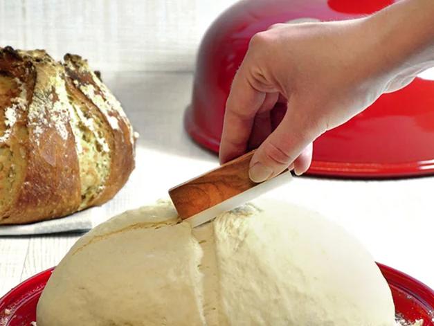 Forma na pečenie chleba & hrniec na zemiaky One Pot Flame, 2 l, granátová