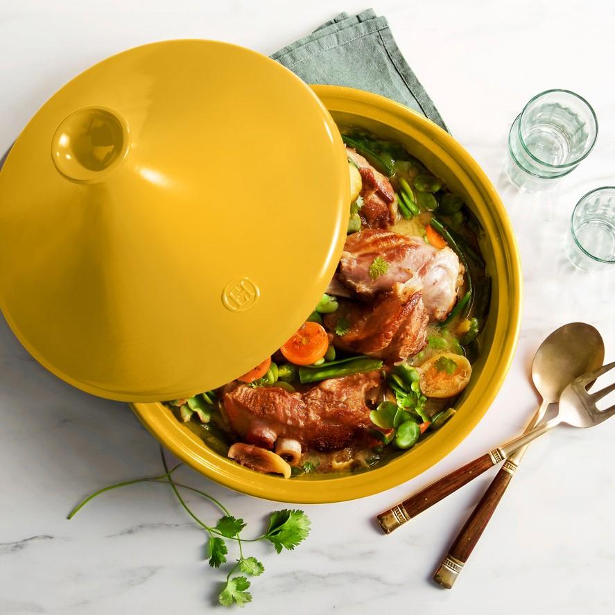 Keramický hrniec Tajine Flame Colorama, Ø 32,5 cm