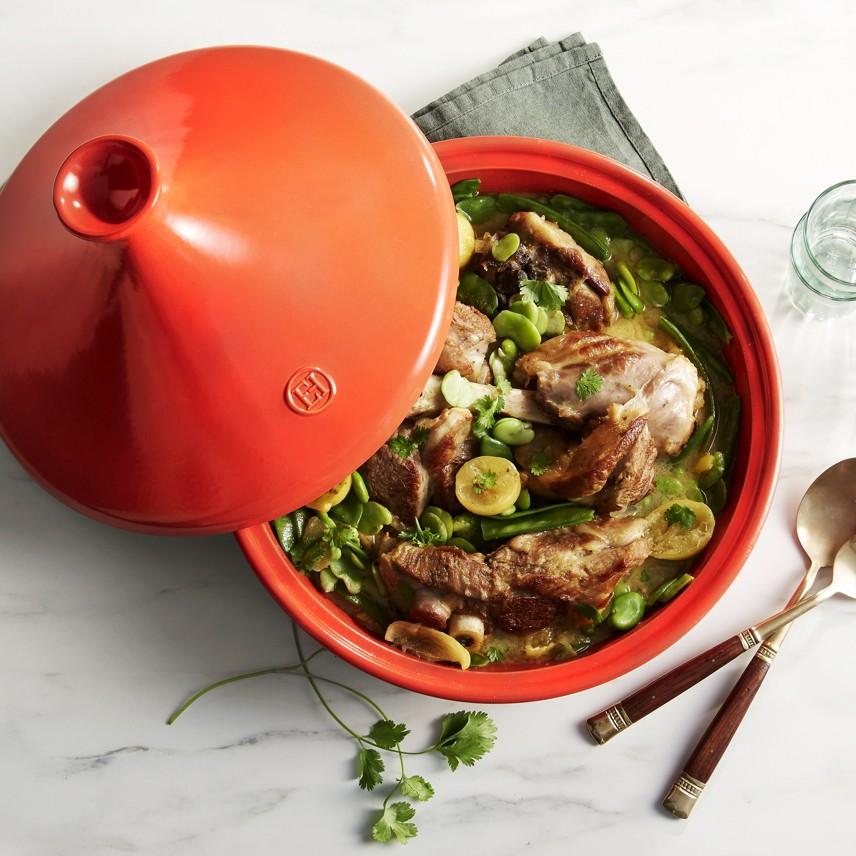 Keramický hrniec Tajine Flame Colorama, Ø 32,5 cm