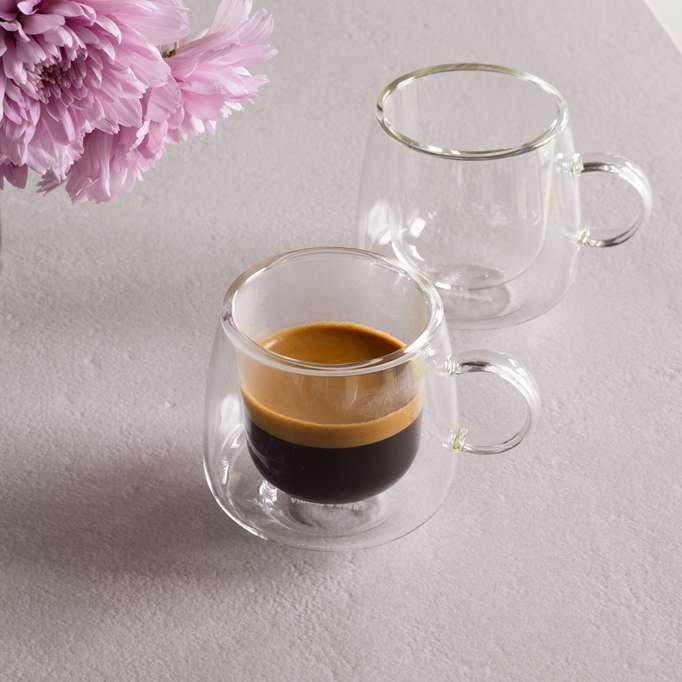 Sklenené šálky na espresso Artesano Hot & Cold Beverages, 60 ml, 2 ks