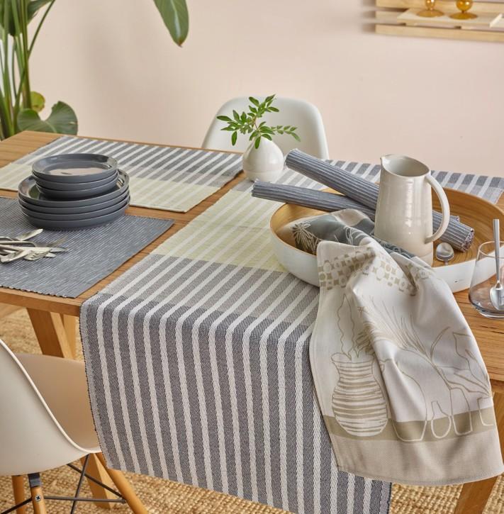 Žakárová utierka Pottery, 50 x 70 cm, taupe