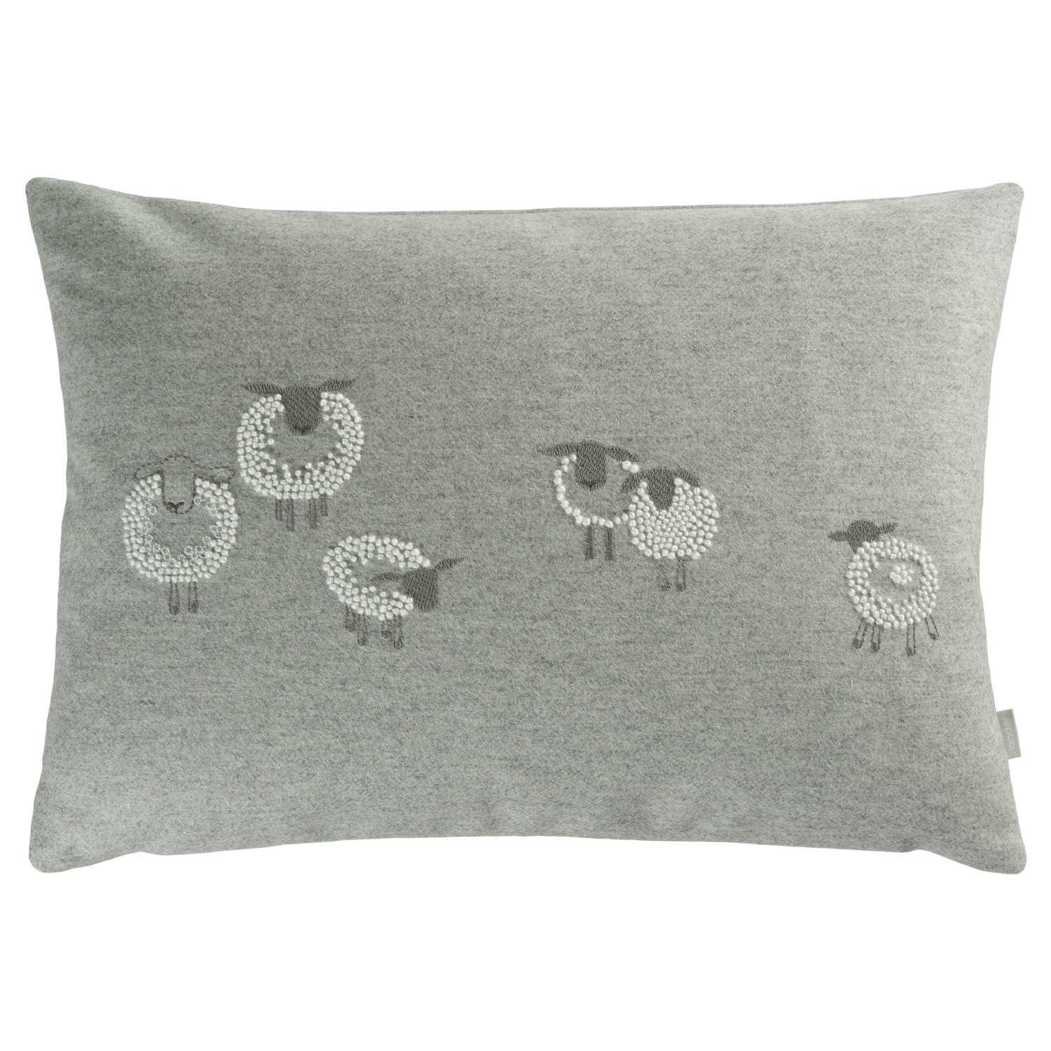 Vlnená obliečka na vankúš Cork 34 x 50 cm, light grey