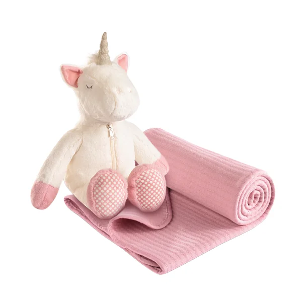Detská deka s plyšovým jednorožcom Lily, 75 x 100 cm