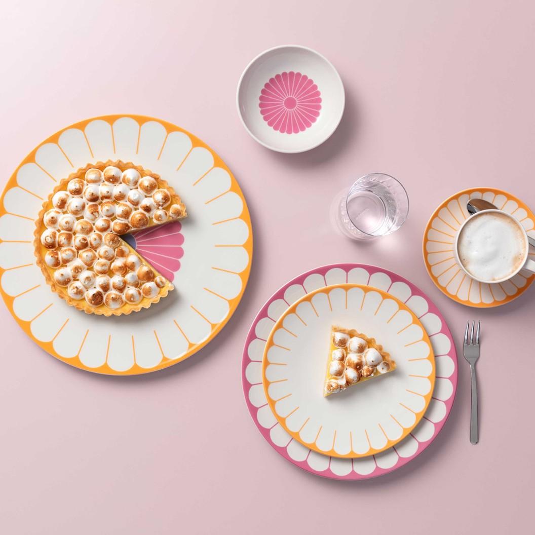 Servírovací tanier Fleur Couleur, Ø 32 cm