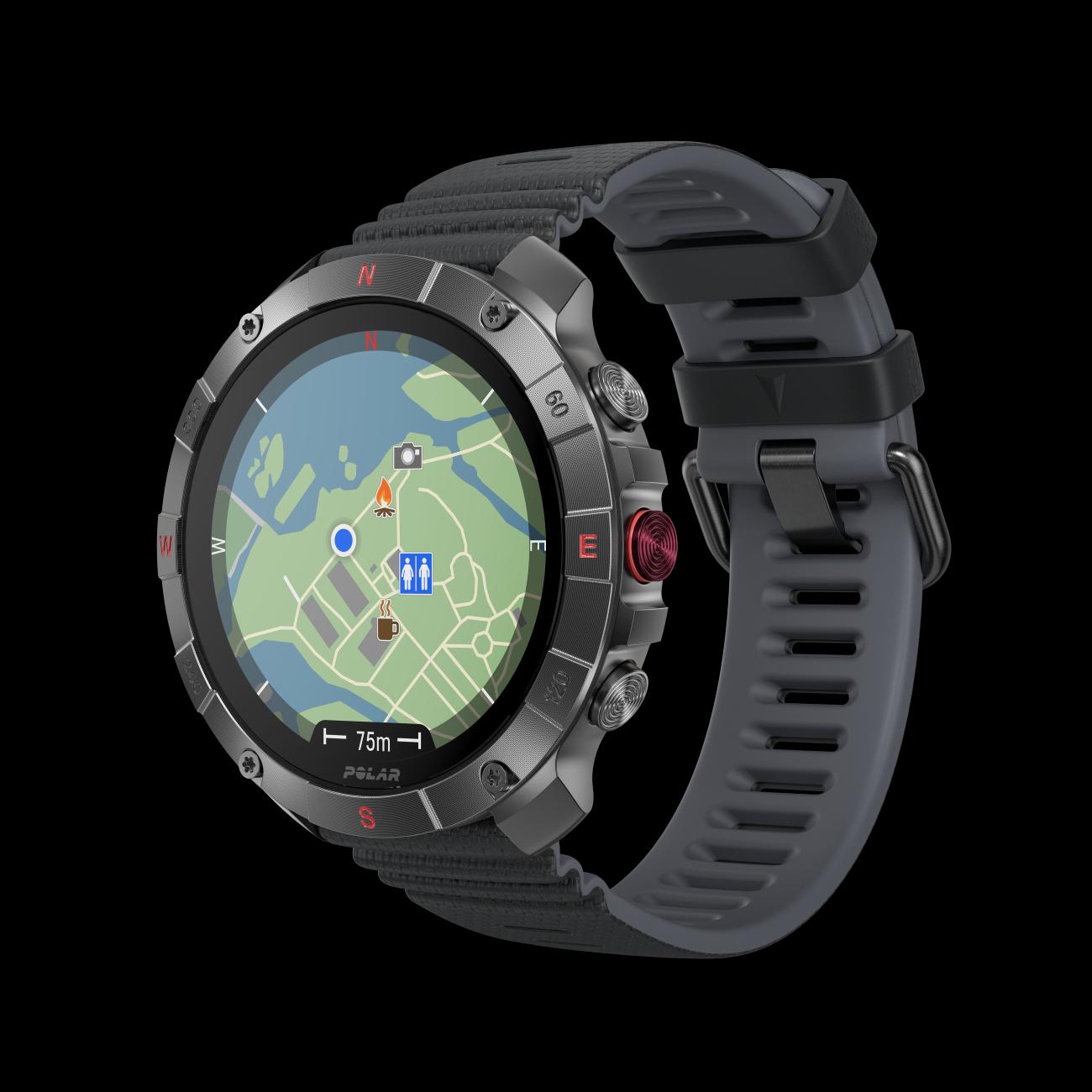 Športtester Grit X2, S-L, čierna