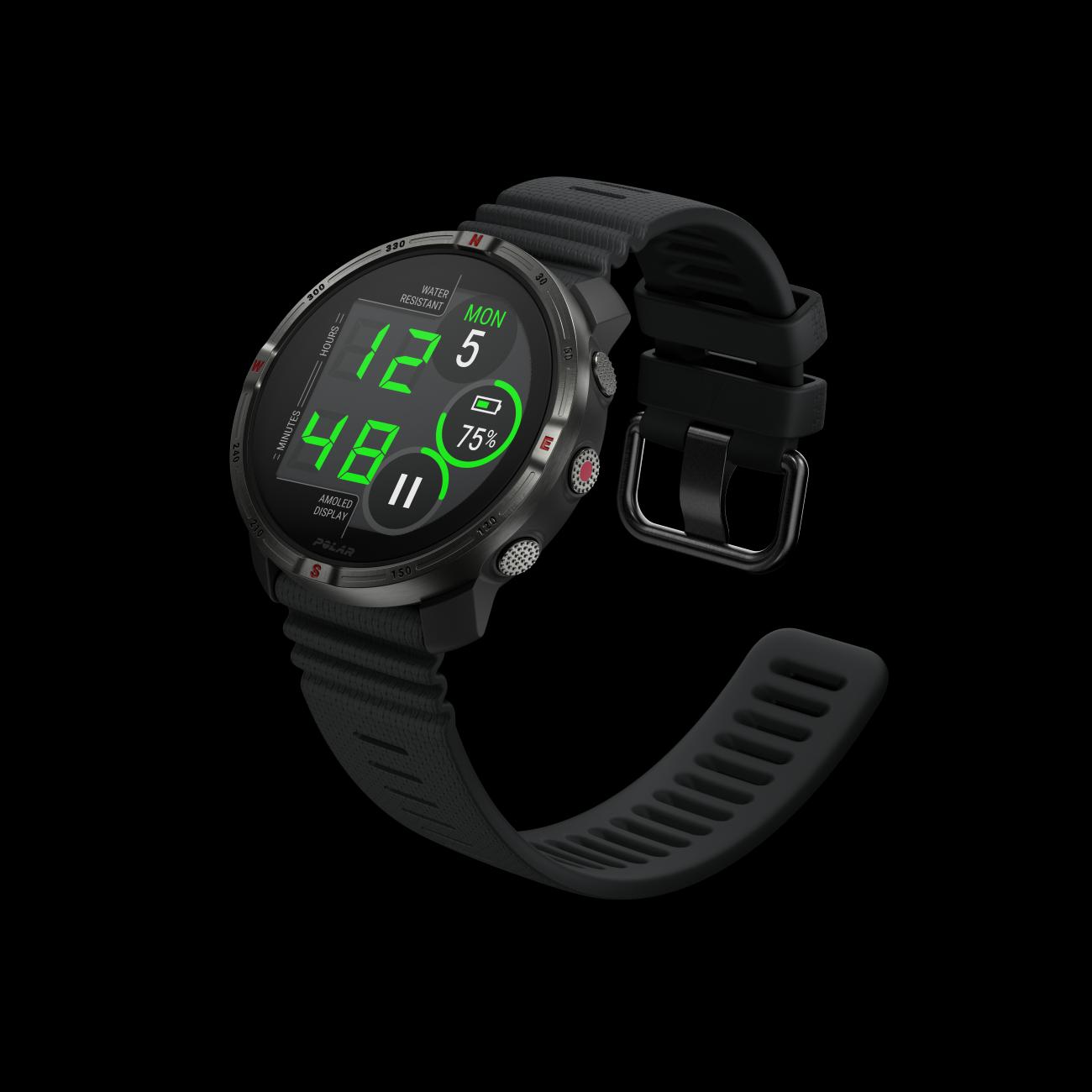 Športtester Grit X2, S-L, čierna