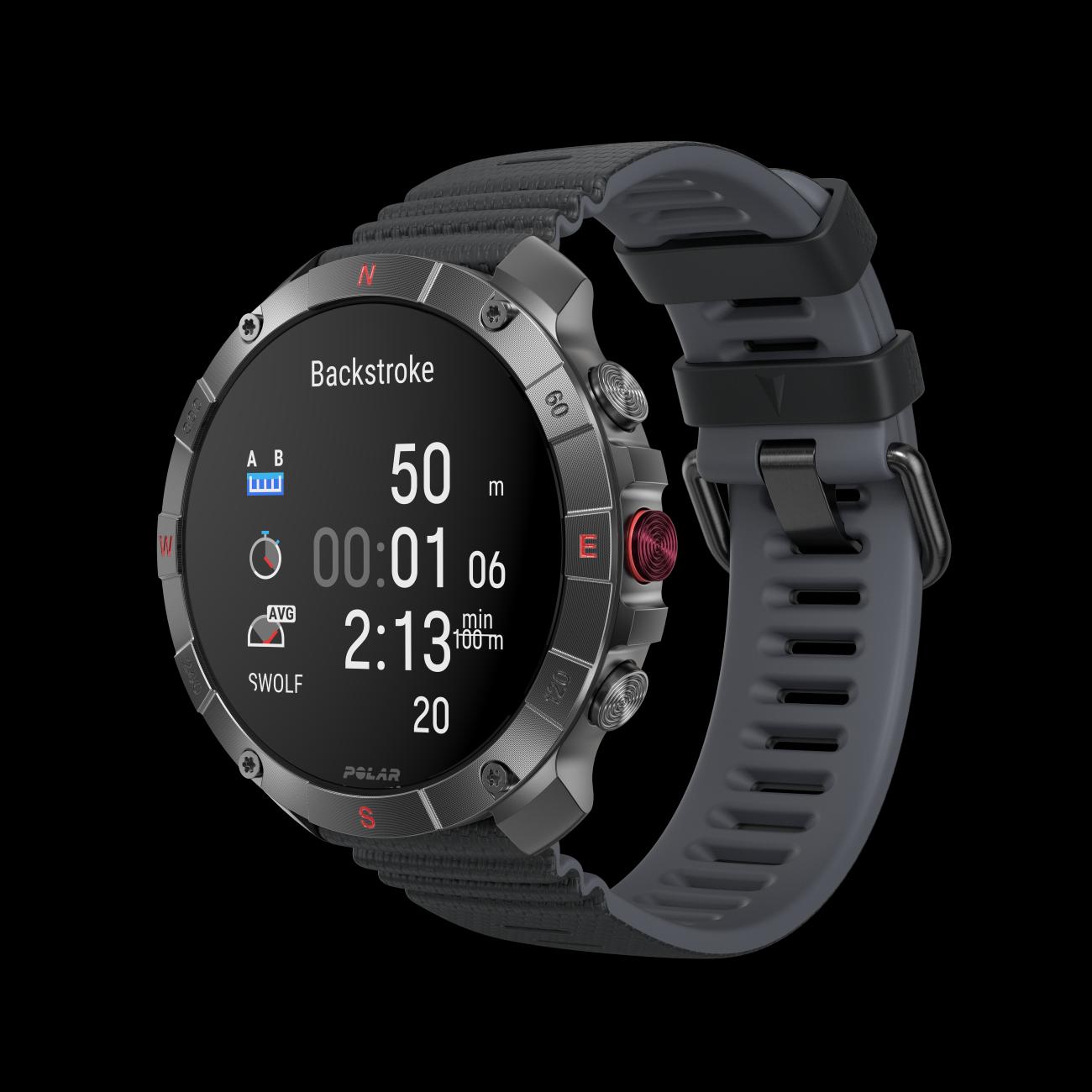 Športtester Grit X2, S-L, čierna