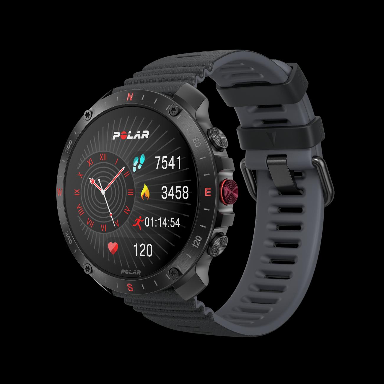 Športtester Grit X2, S-L, čierna