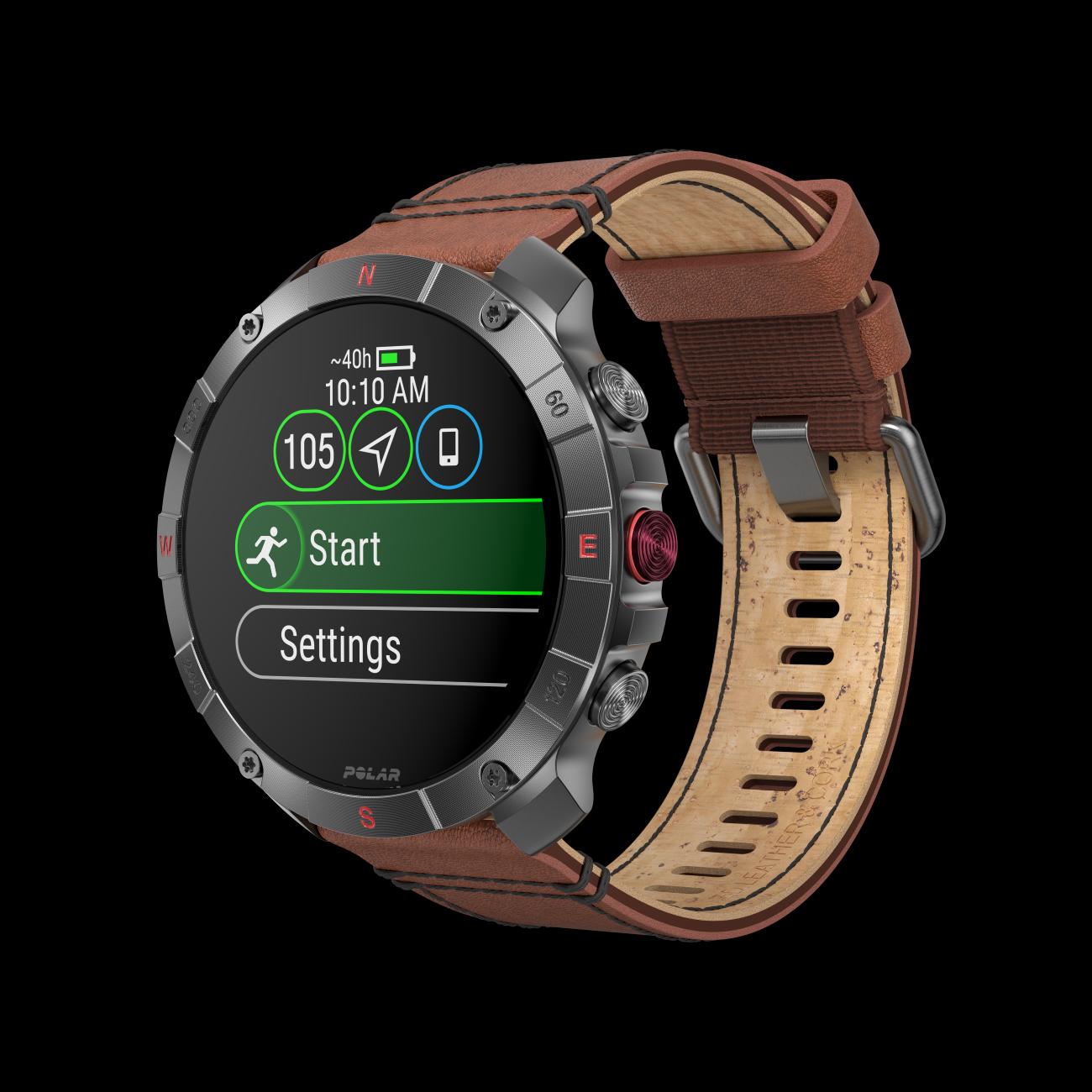 Športtester Grit X2, S-L, hnedá