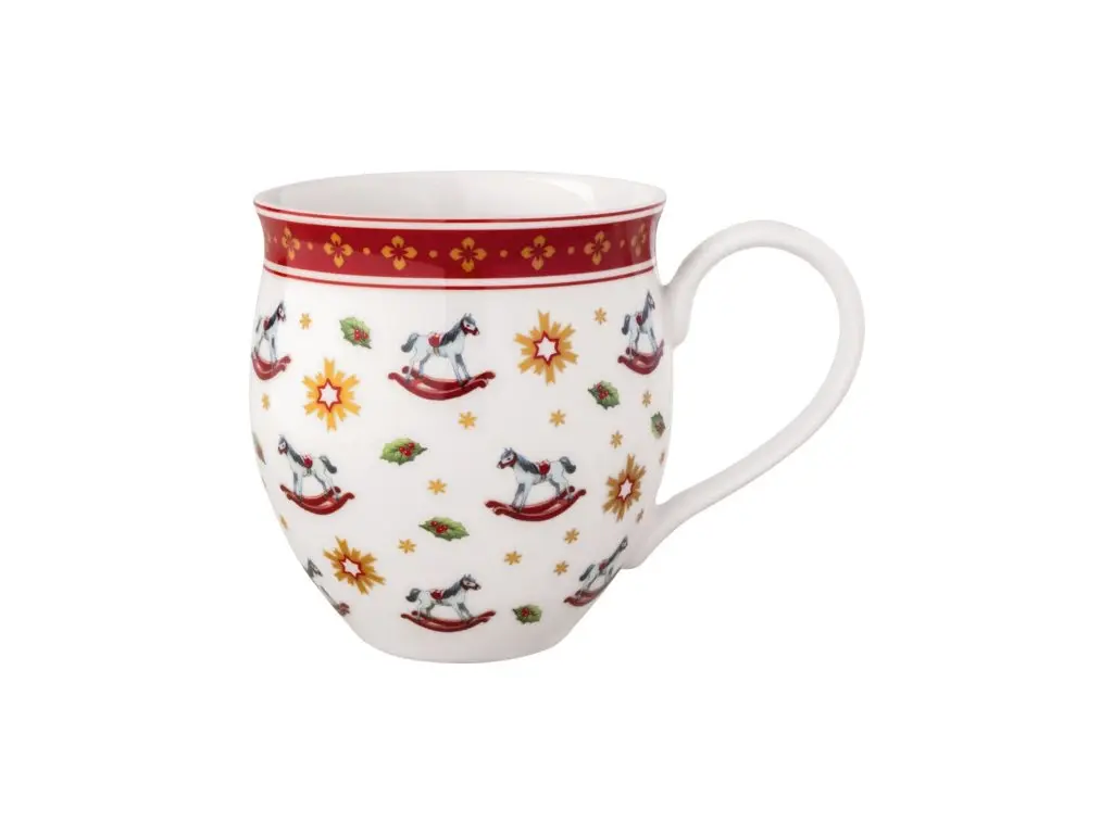 Sada vianočného porcelánu Toy's Delight, Hojdací koník, 6 ks