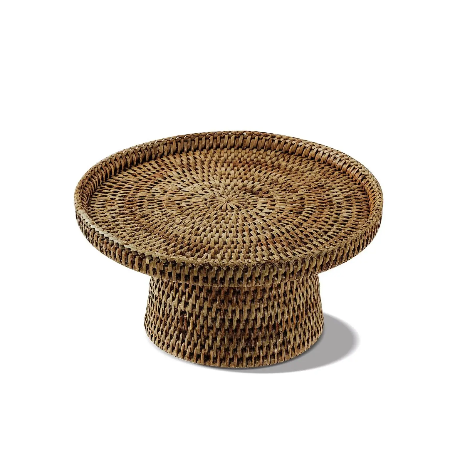 Ratanový podnos na koláč, kolekcia Radici, Ø 30 cm, medovo hnedá