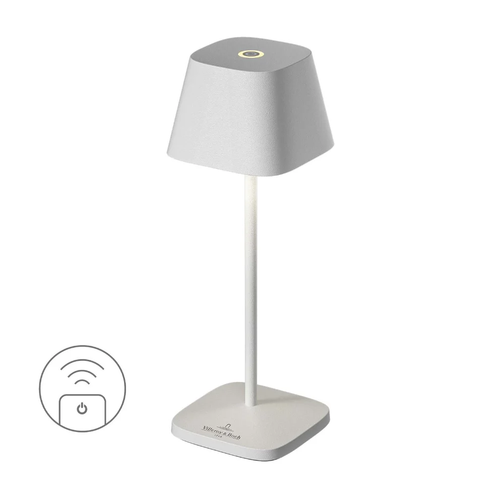 Nabíjacia LED lampička do exteriéru / interiéru Neapel Micro, 20 cm, white