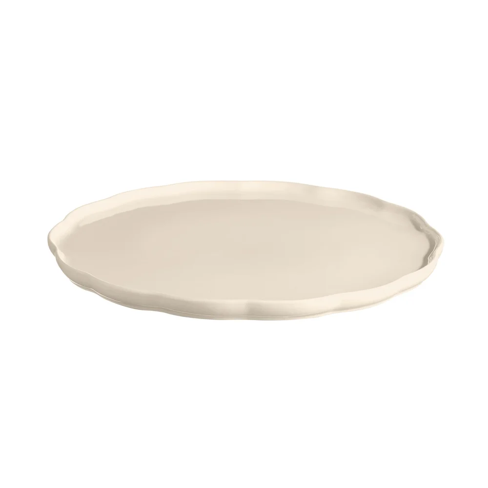 Keramický servírovací podnos Madeleine, Ø 31 cm, slonová kosť