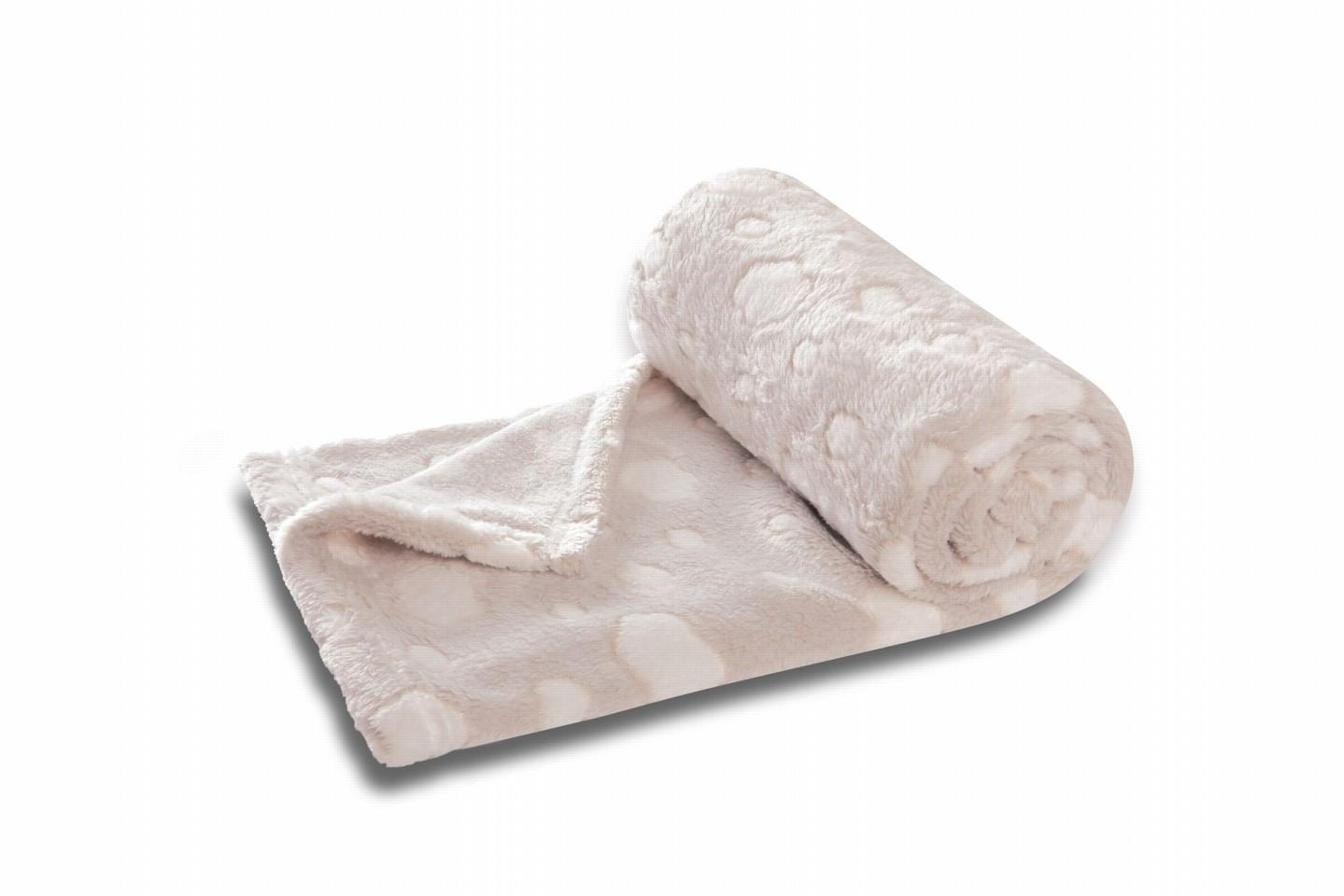 Detská deka s plyšovým medveďom Brunem, 75 x 100 cm