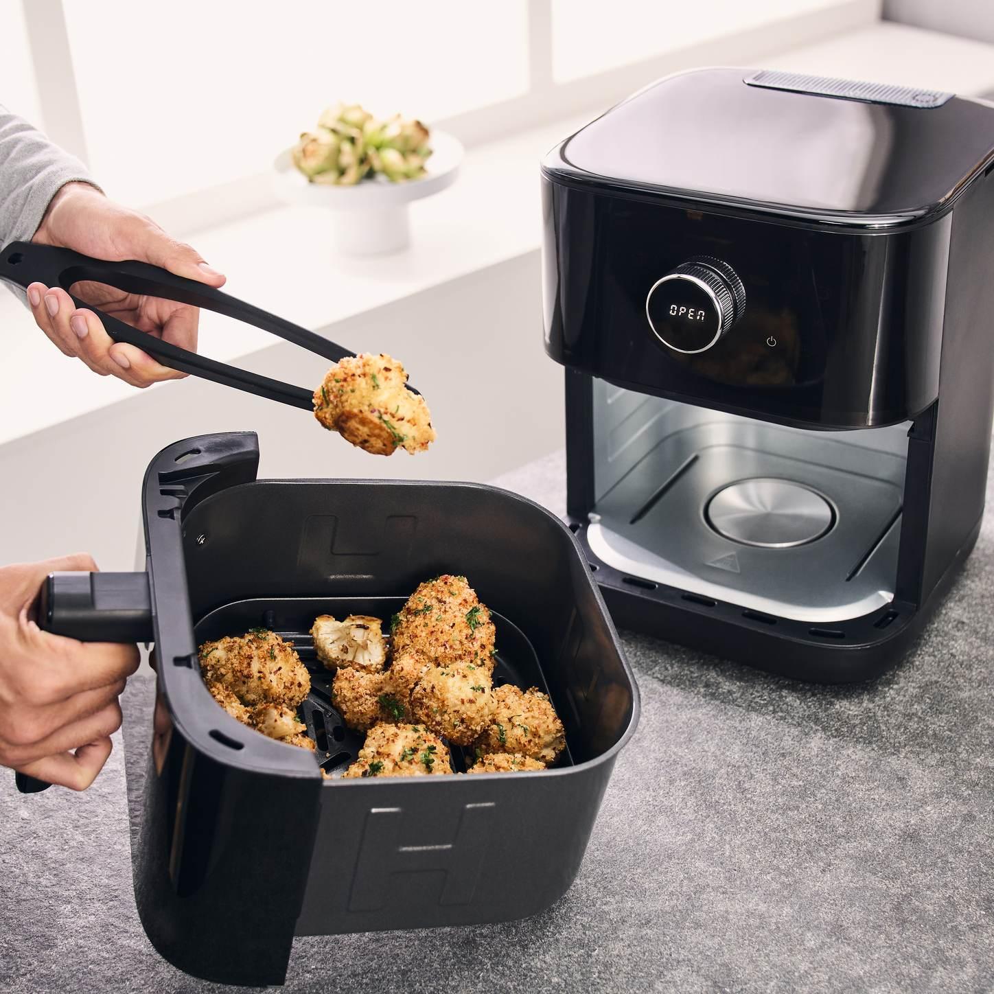 Teplovzdušná fritéza s parou Pro, 6 l, matne čierna