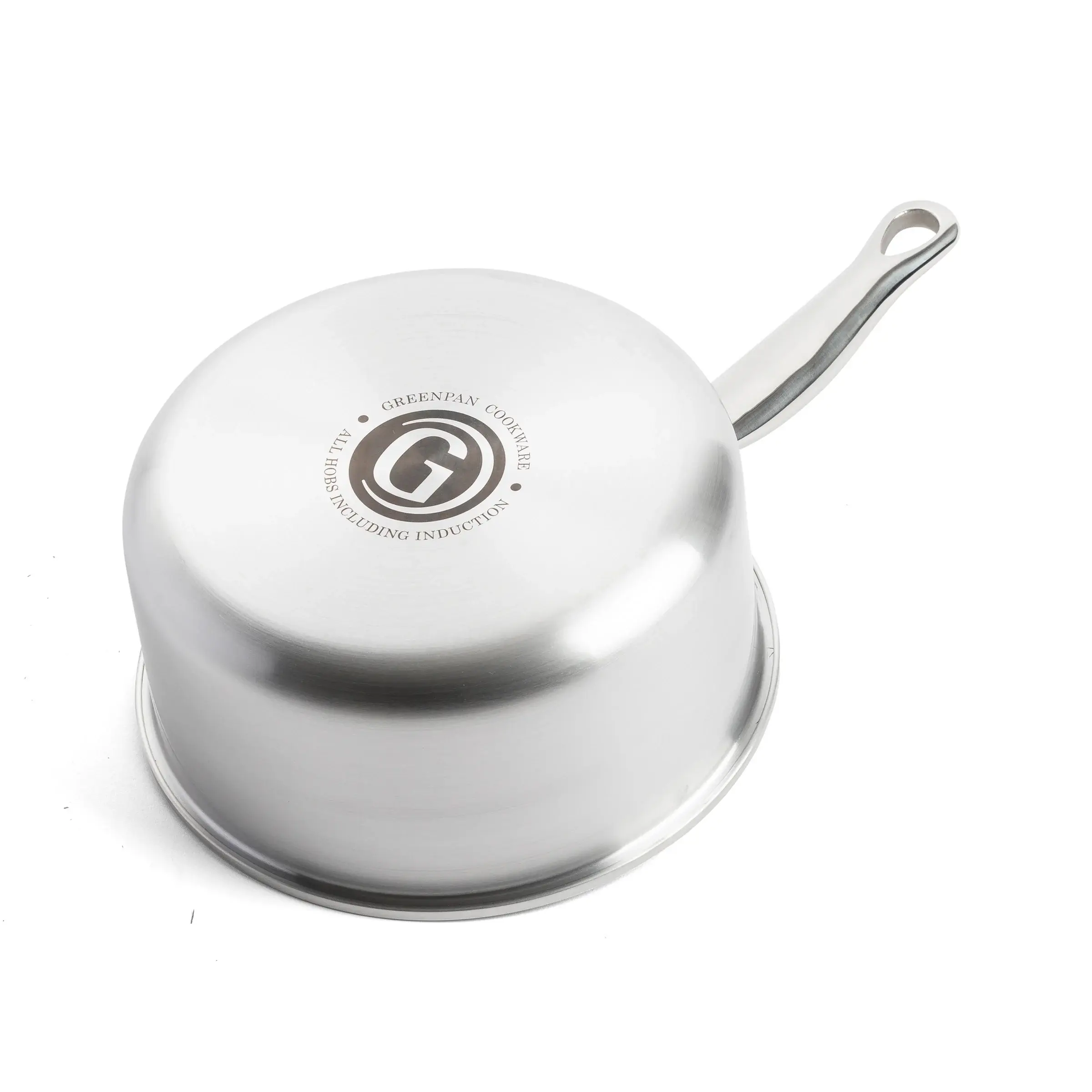 Sada nerezových omáčnikov s pokrievkou s keramickým povrchom, 16 + 18 + 20 cm