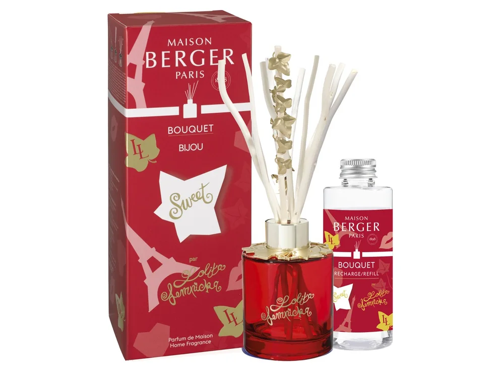 Aróma Difuzér Jewelry, červený + náplň Lolita Lempicka – Sweet 100 ml