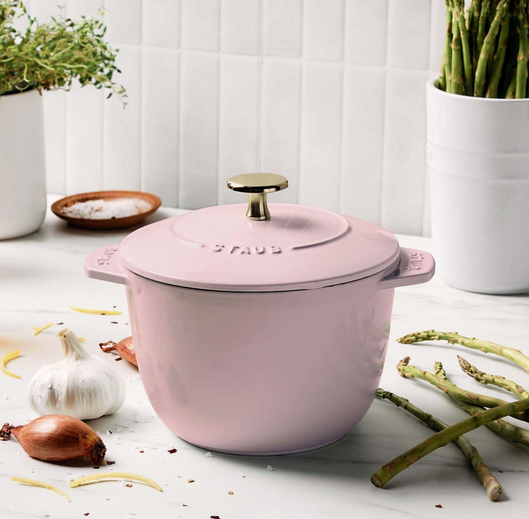 Liatinový hrniec na ryžu Cocotte, Ø 16 cm / 1,74 l, ružová