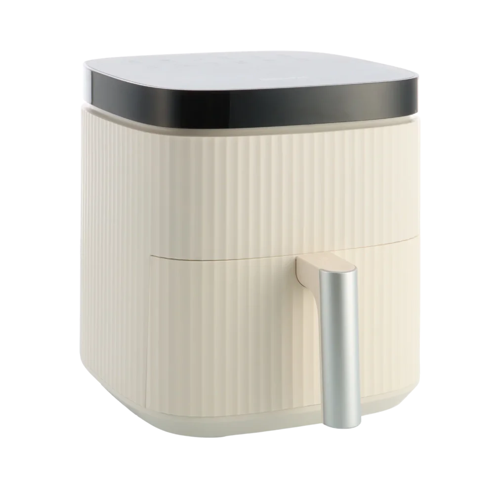 Teplovzdušná fritéza Bistro Silhouette, 5,0 l, krémová