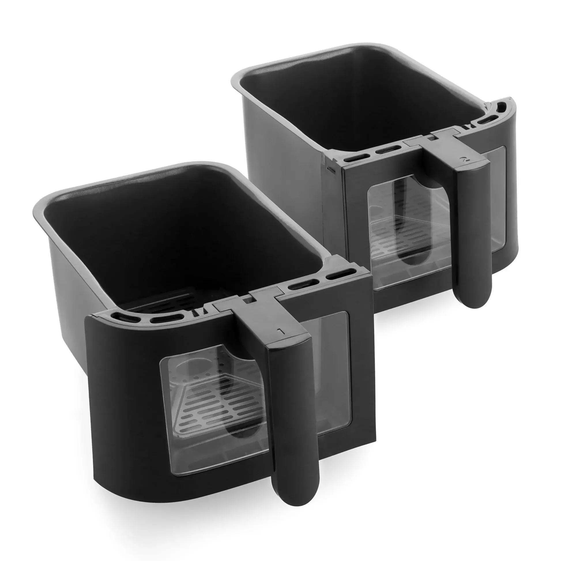 GreenPan horkovzdušná fritéza Bistro, 2 zásuvky, objem 4+4l, černá