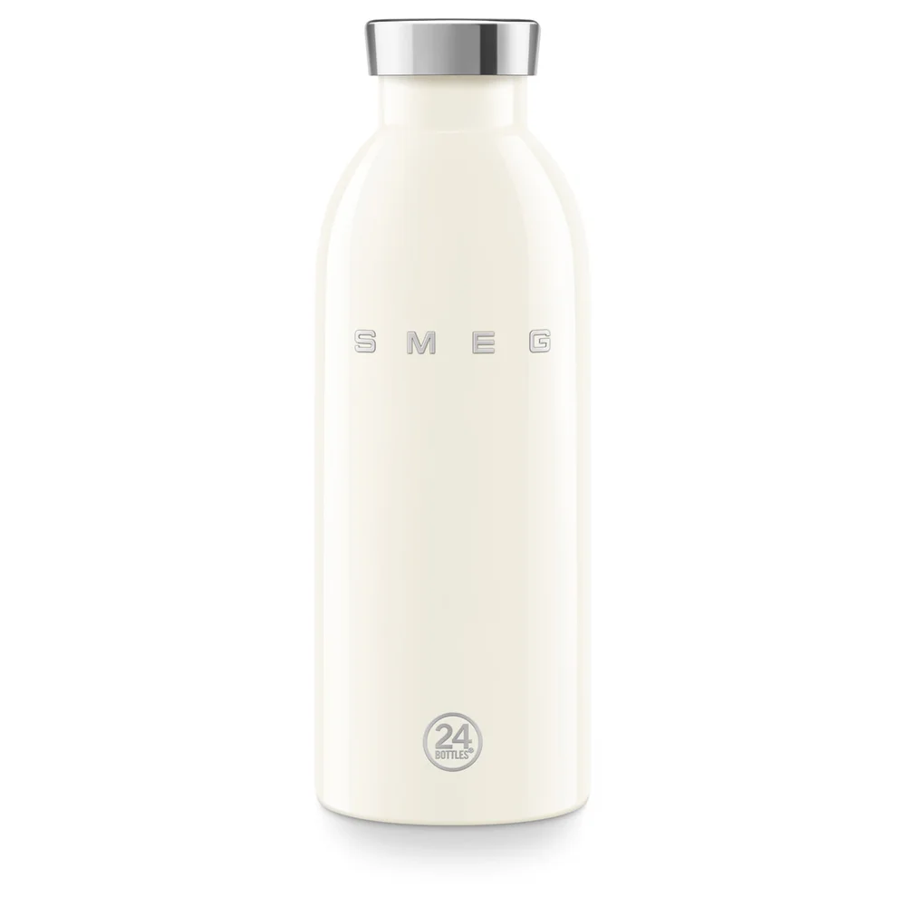 TERMO Fľaša SMEG x 24BOTTLES Clima, WBF01, 500 ml, krémová