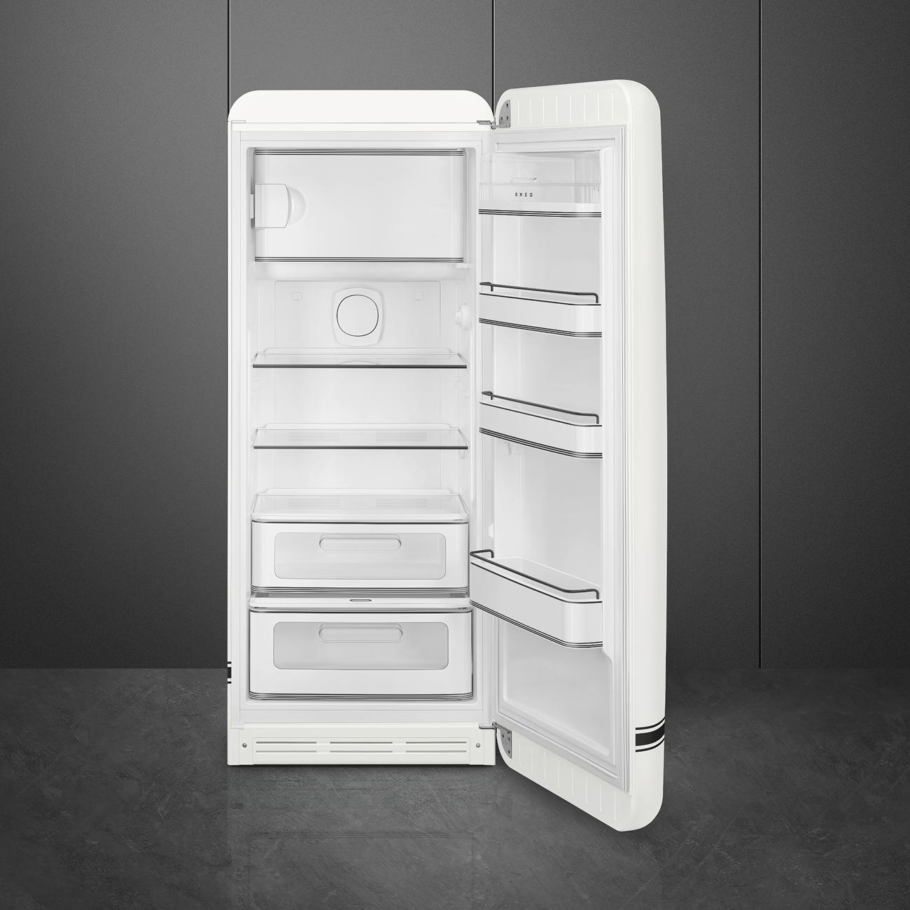 Chladnička s mraziacim boxom Porsche x SMEG, 244/26 l, pravé otváranie, 153x60 cm, biela