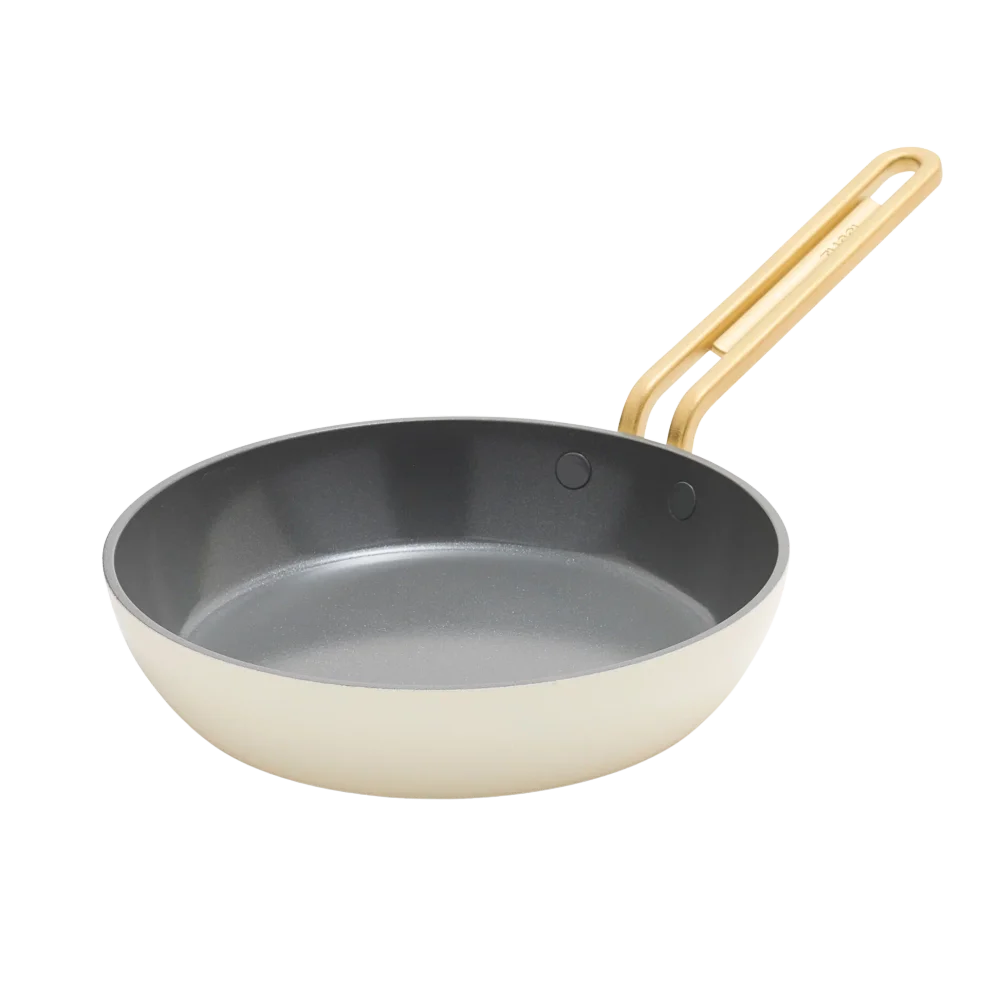 Nepriľnavá keramická panvica, Stanley Tucci, Ø 20 cm, krémová