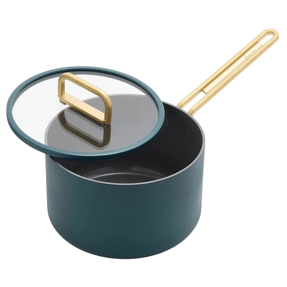 Rendlík s nepriľnavým keramickým povrchom s pokrievkou, Stanley Tucci, Ø 20 cm / 3,8 l, tmavo zelená