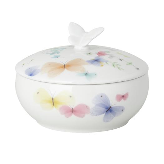 Porcelánová dóza s pokrievkou / cukornička Spring greetings, Ø 12,5 cm