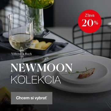 Dajte svojmu stolovaniu nový rozmer. NewMoon prináša estetiku, ktorá inšpiruje a zanechá dojem.