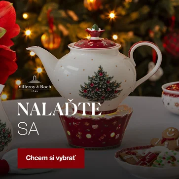 Október je ideálny čas nechať sa jemne uniesť kúzlom blížiacich sa sviatkov. Villeroy & Boch prináša porcelán plný drobných radostí, jemných detailov a hrejivej atmosféry.