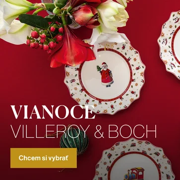 Objavte čaro vianočného porcelánu Villeroy & Boch, ktorý premení každý stôl na sviatočný zážitok. Dokonalá harmónia tradície, elegancie a vianočnej radosti.