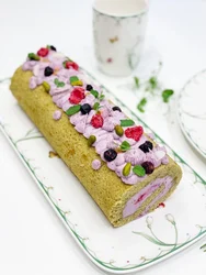 Pistáciovo-čučoriedková roláda od Lulus