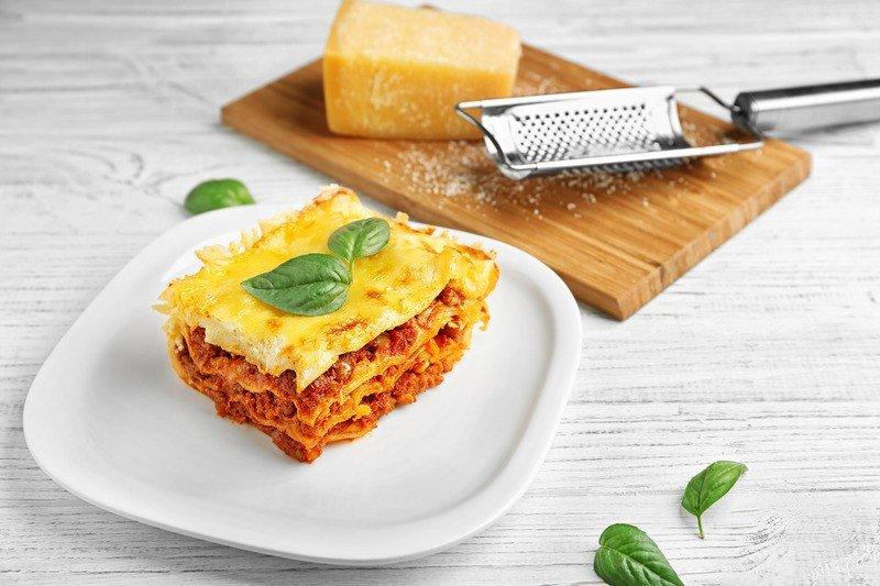 Toskánske lasagne zapečené s parmezánom