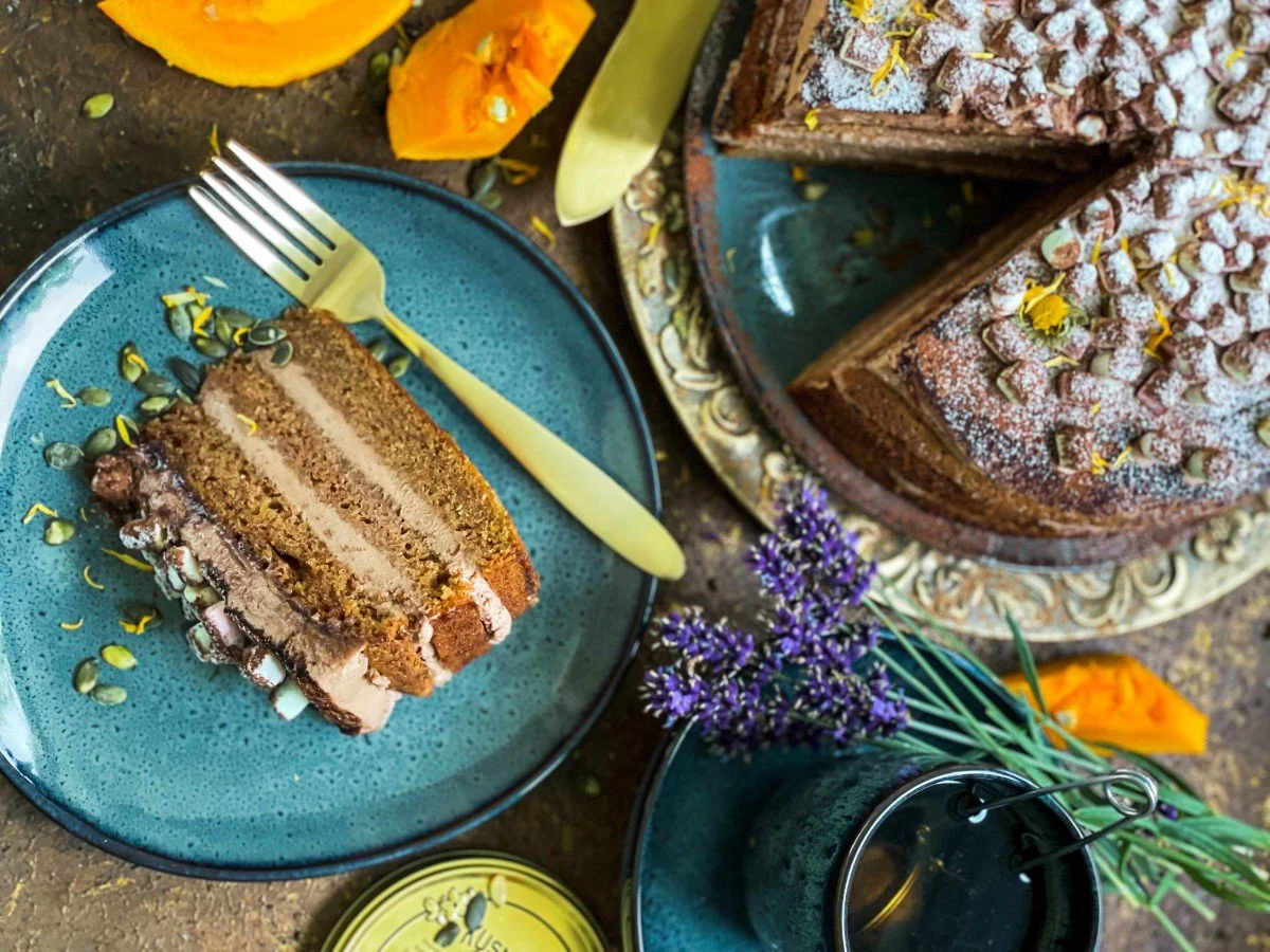 Tekvicová torta s mliečnou čokoládou podľa Pepu Maršálka