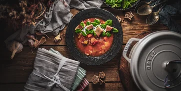 Pomaly varená fazuľová polievka