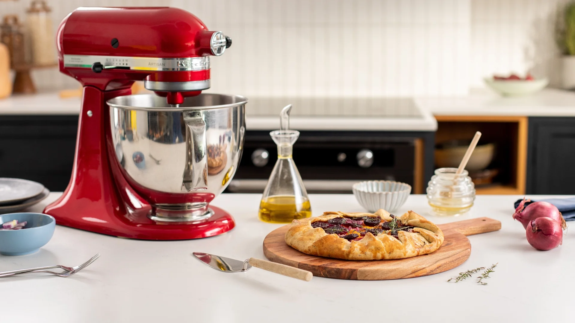 Galetka so zimnou zeleninou a syrom feta