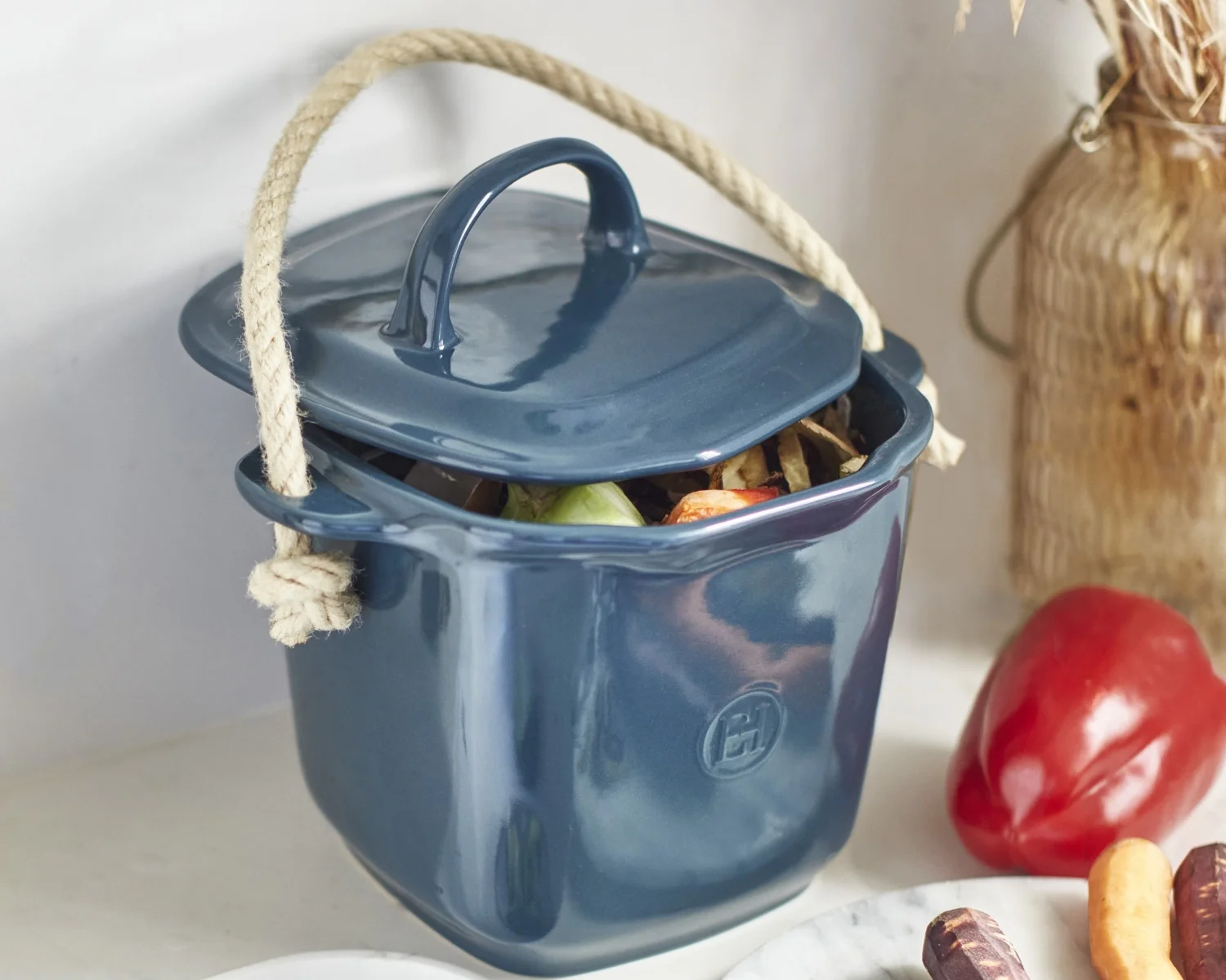 Emile Henry,nádoba na bioodpad