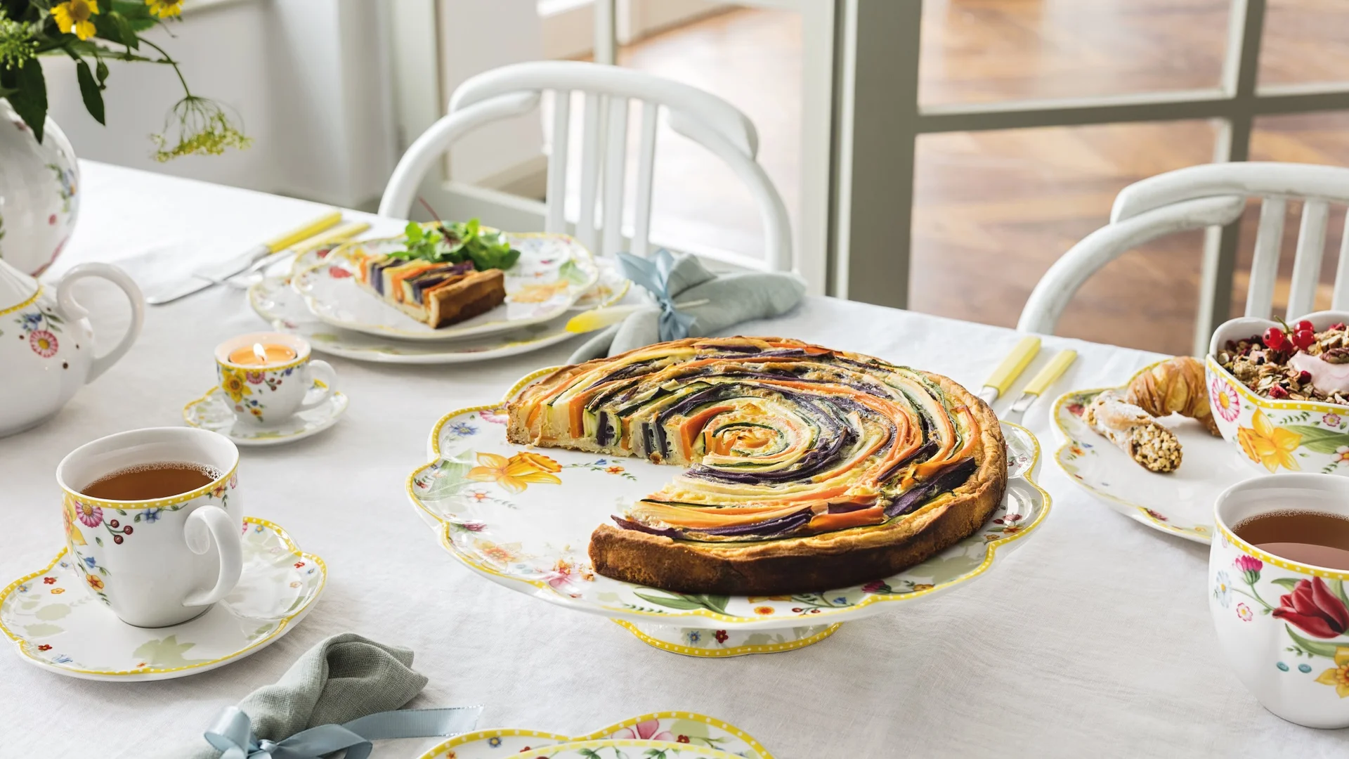 Prvý jarný brunch? Pripravte svojim hosťom zeleninový quiche